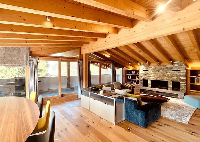 4 Bedroom Penthouse In Waldhaus Daire *